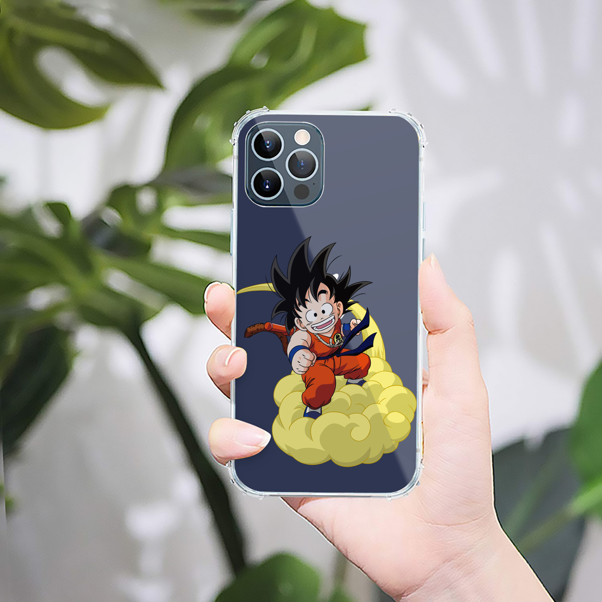 （画像用） ドラゴンボール 孫悟空（そん ごくう）Son Goku カカロット DRAGON BALL Kakarotto 【iPhone 12シリーズ対応】透明スマホケース（クリアソフトケース）